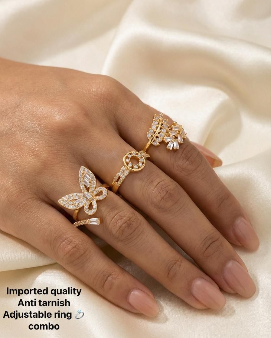 Adjustable Stone Ring — view 2