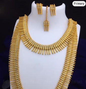 old Forming Necklace for Women | Valentine Special Fashion Jewellery | Necklaces | Gold Plated Alloy | DGE Fashion Jewellery